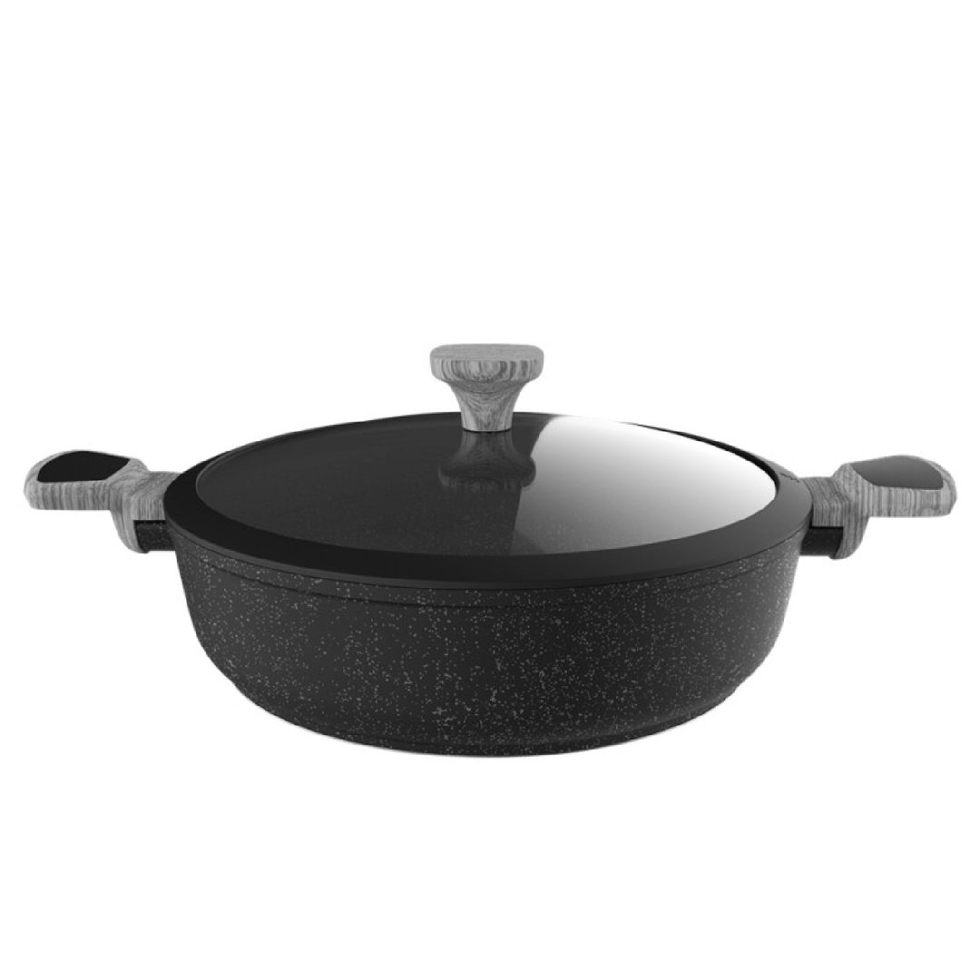 Polka Exclusive 28 Low Pot Wood&Rock Kochtopf