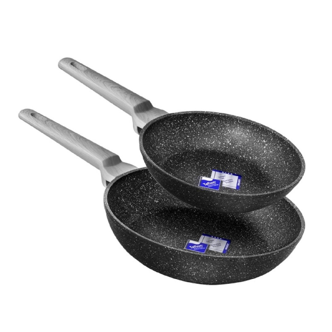 Polka Exclusive 20-24 Bucket Set Wood&Rock Bratpfannen-Set