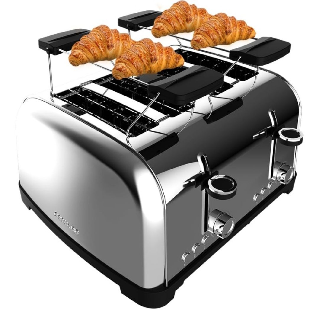 Vertikaler Toaster Toastin' time 1500 Double Inox