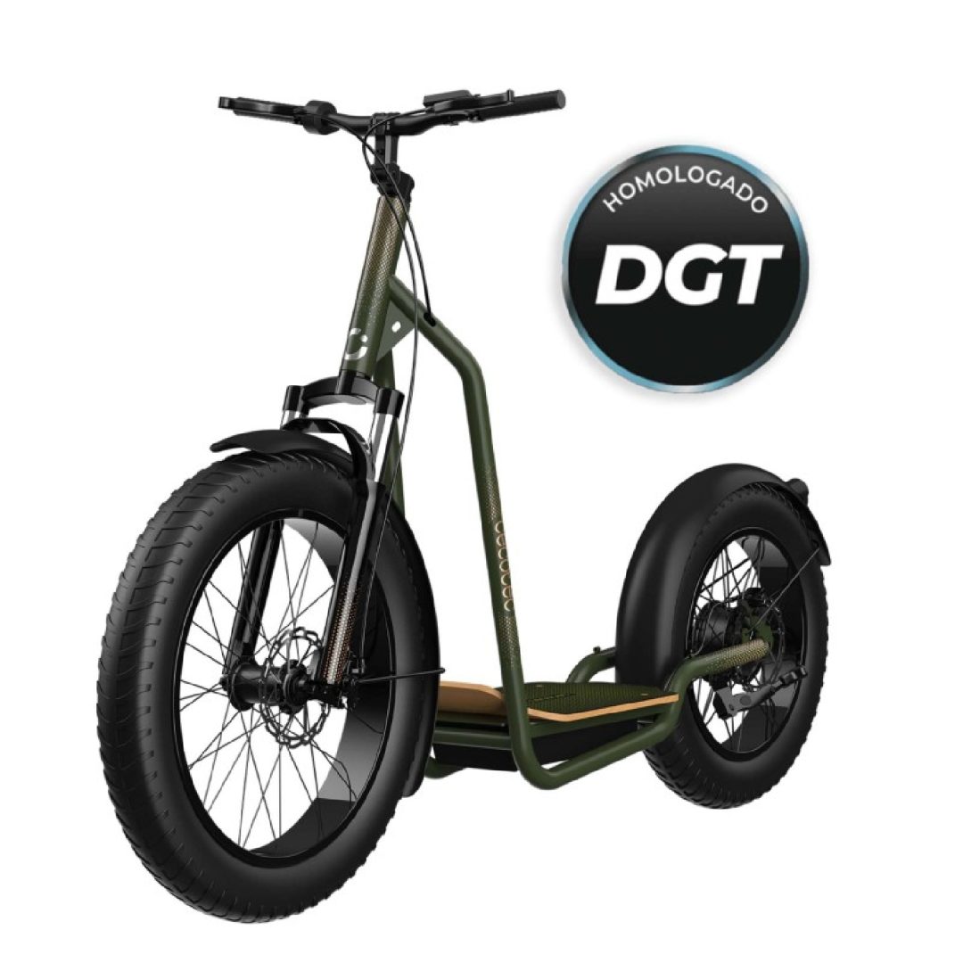 Fußfahrrad Fat Suspension