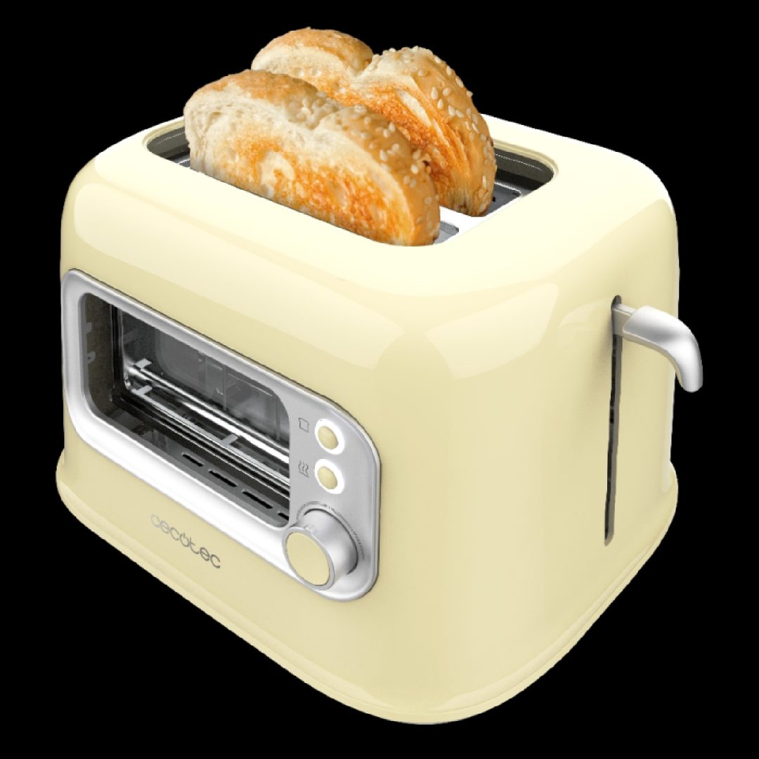 Vertikaler Toaster RetroVision Yellow