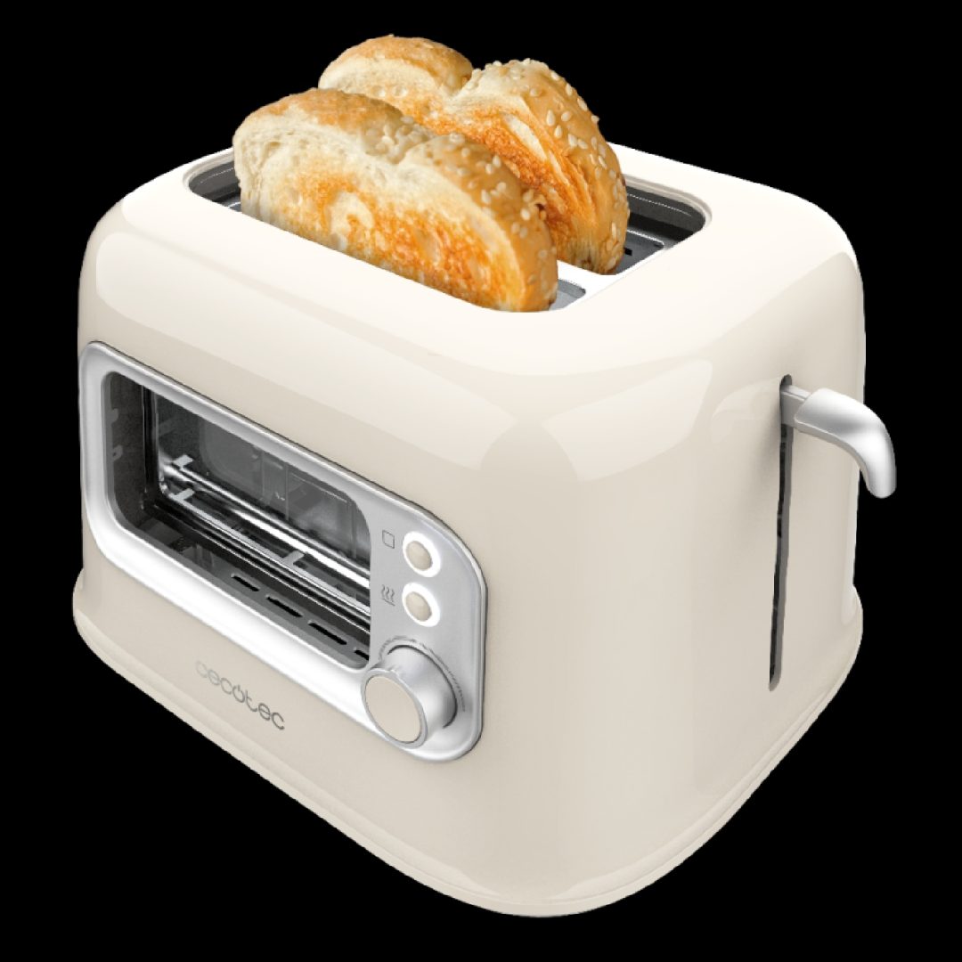 Vertikaler Toaster RetroVision Beige