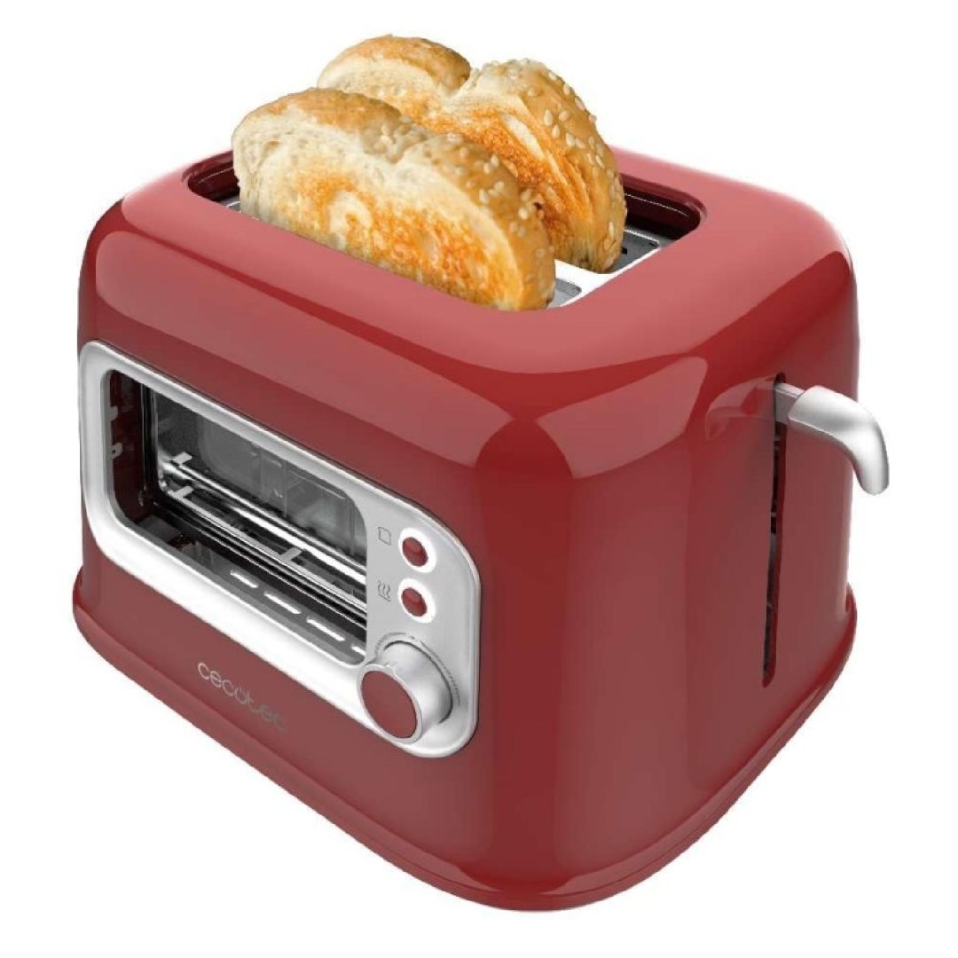Vertikaler Toaster RetroVision Red